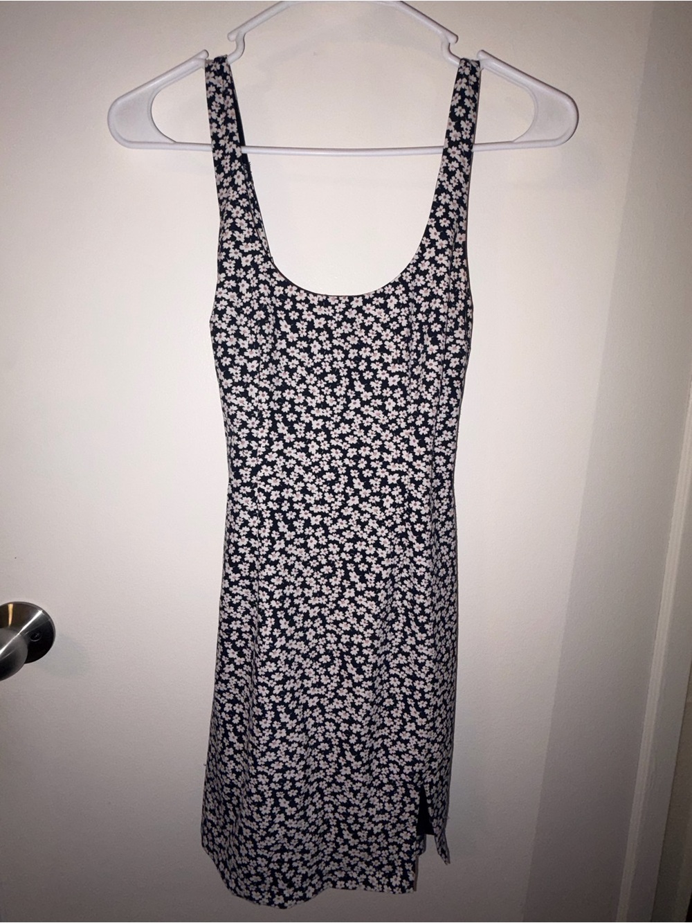 Abercrombie & Fitch Navy Mini Dress with White Daisy Print
